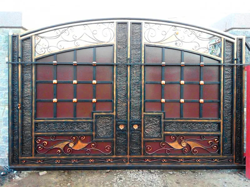 кованые ворота викри дагестан